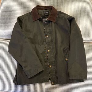 Zara Waxed Field Jacket